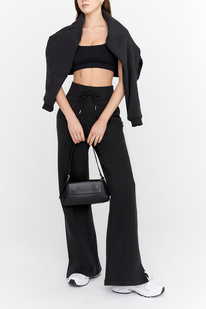 EVERYDAY WIDE LEG JOGGER - BLACK – TALA