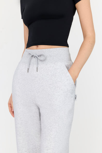 Buy Women Grey Regular Fit Solid Casual Jogger Pants Online - 610124