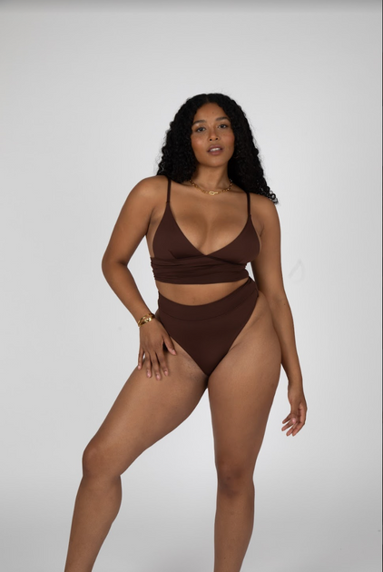 Seychelles Cheeky Bikini Bottom - Cocoa Brown