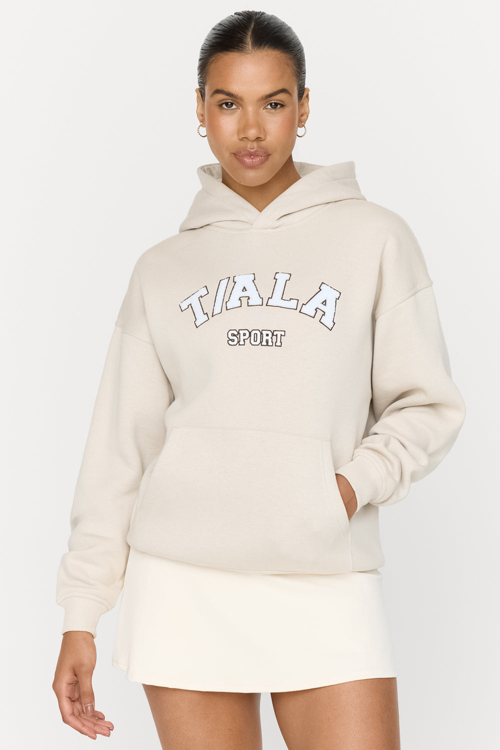 OVERSIZED CLUB HOODIE - CHAI