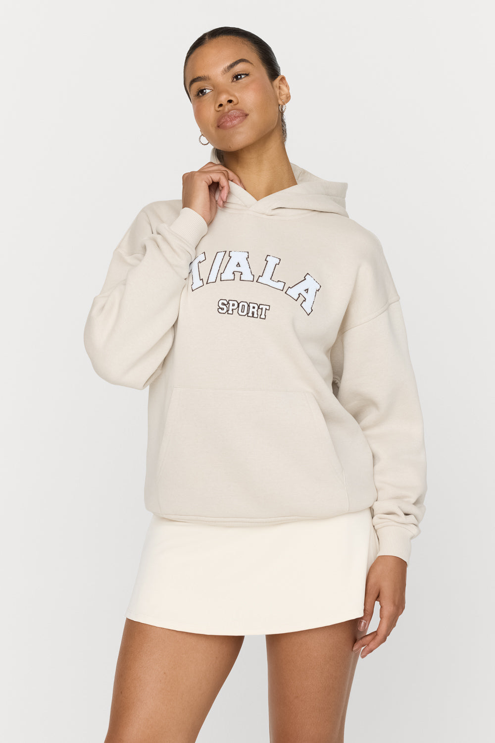 OVERSIZED CLUB HOODIE - CHAI