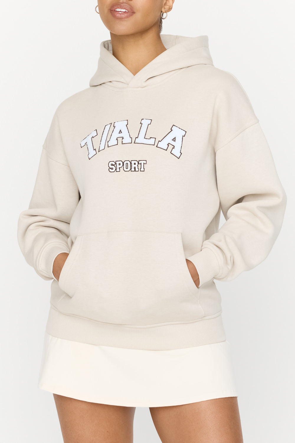 OVERSIZED CLUB HOODIE - CHAI