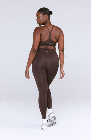 SKINLUXE HIGH WAISTED LEGGING - ESPRESSO