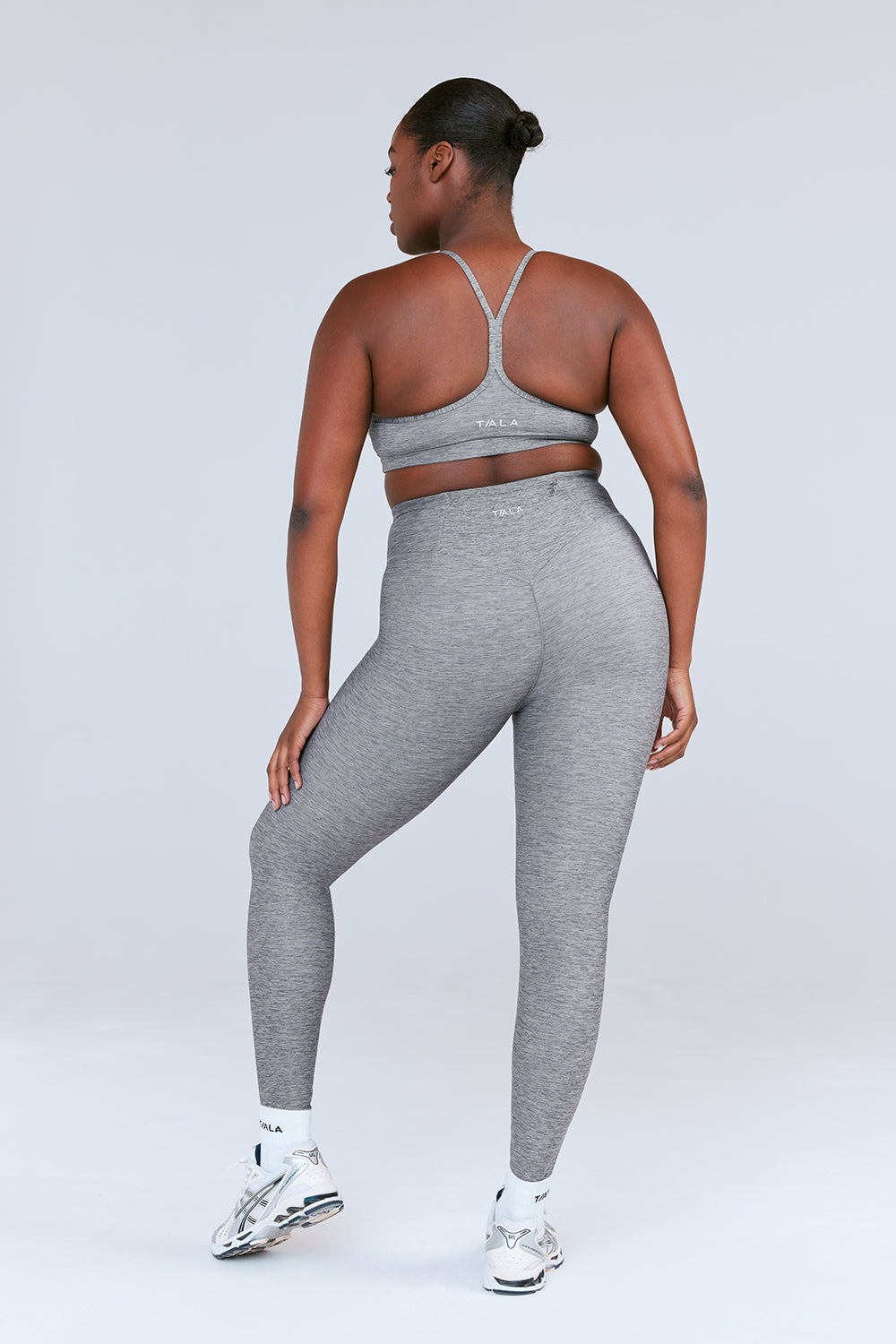 SKINLUXE HIGH WAISTED LEGGING - DARK GREY MARL