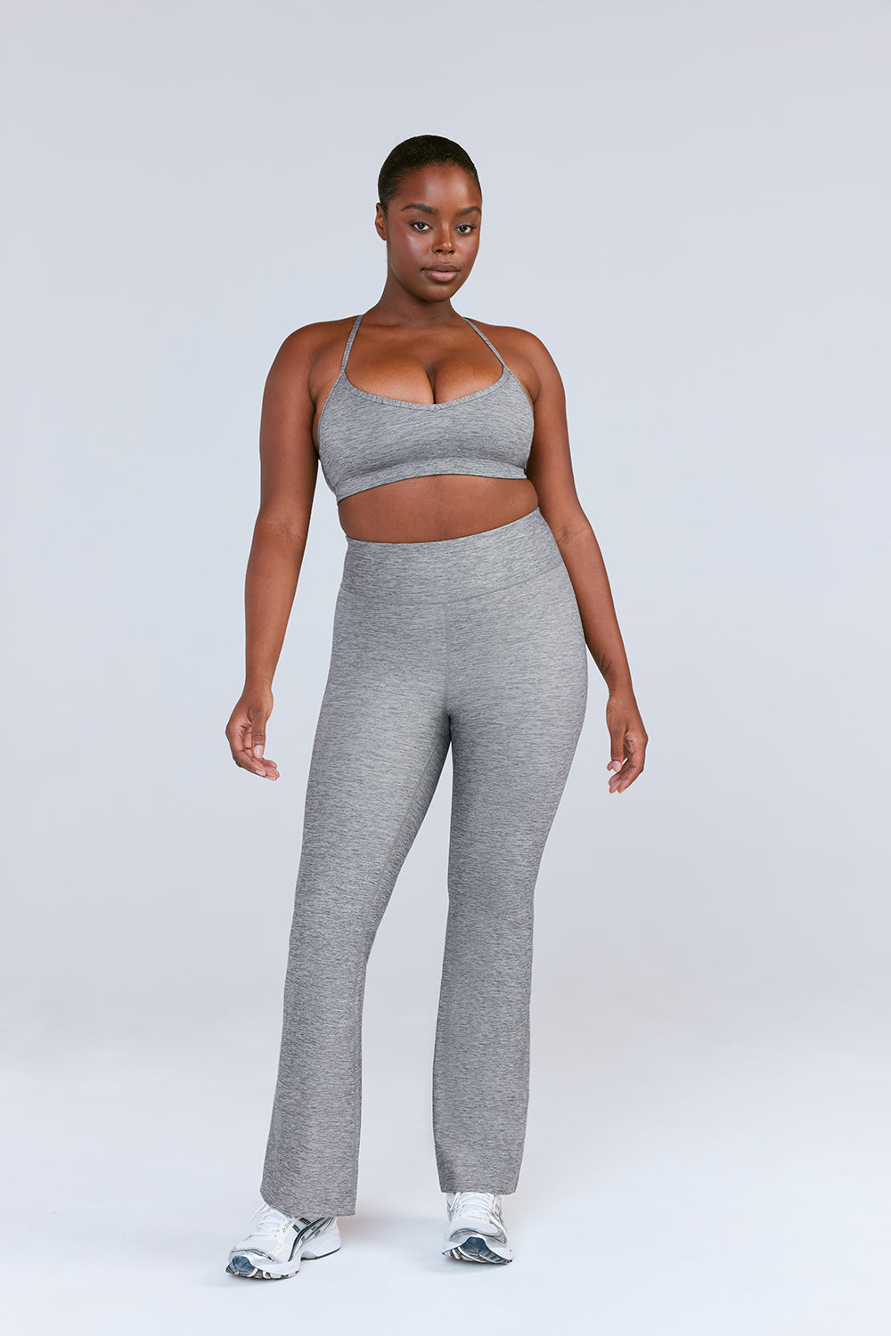 Buy Grey Marl Next Active Sports Tummy Control High Waisted Full