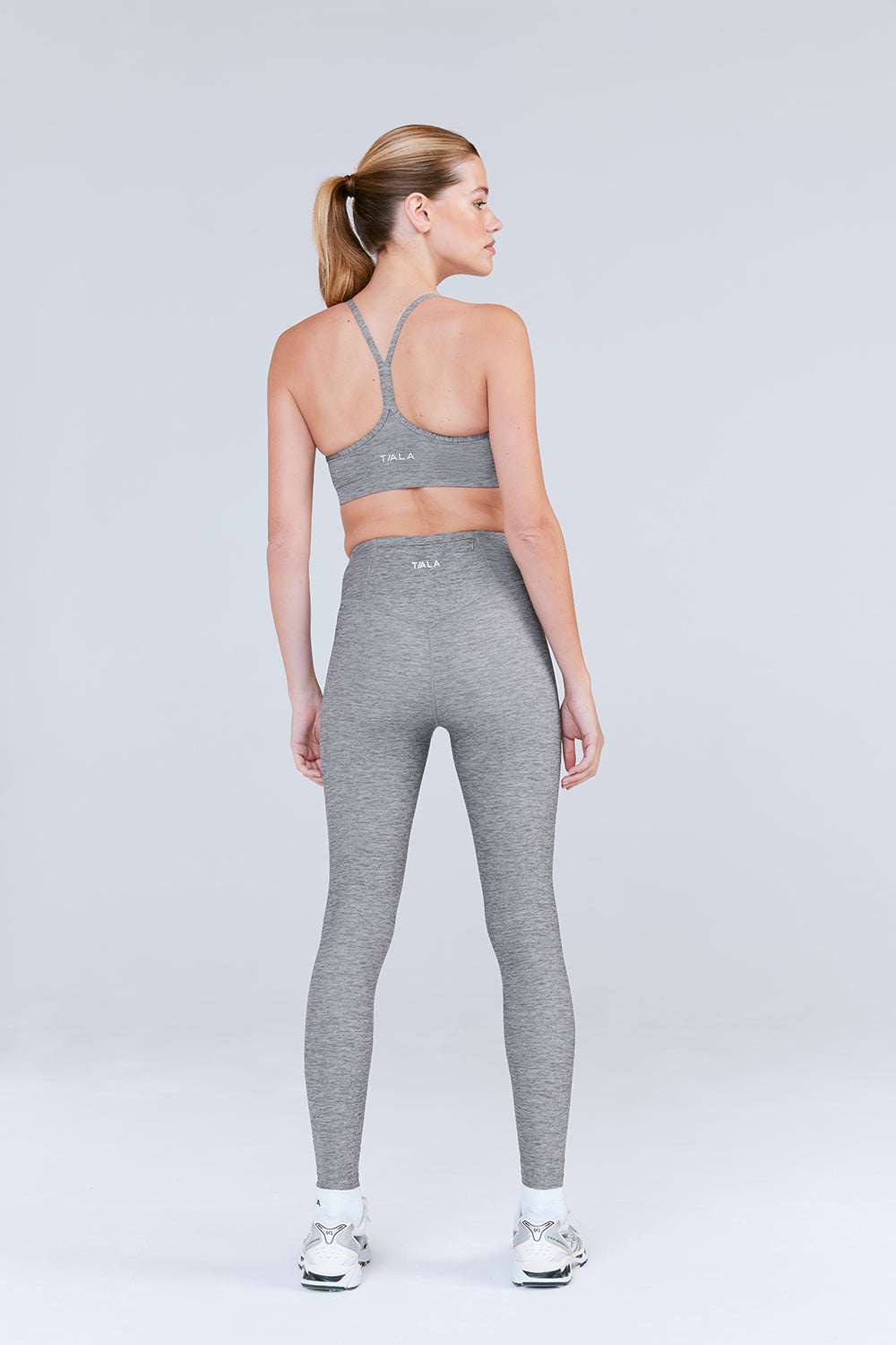 SKINLUXE HIGH WAISTED LEGGING - DARK GREY MARL