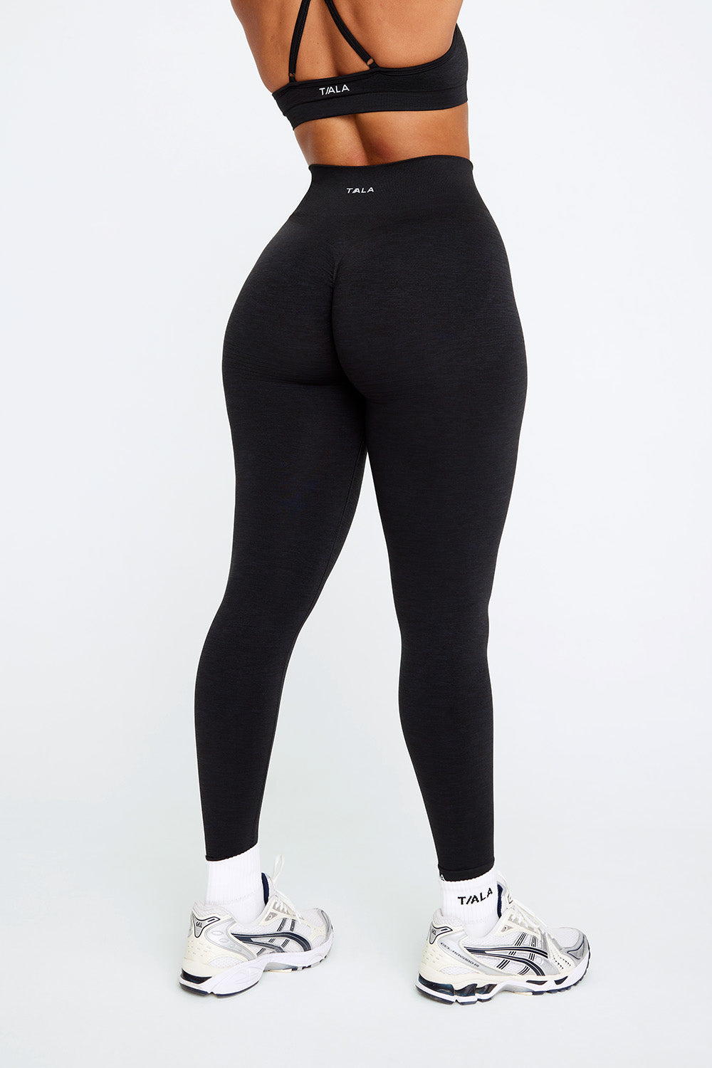 SCULPT SEAMLESS SCRUNCH LEGGING - BLACK MARL