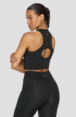 FORMTECH OPEN BACK RACER TANK - BLACK