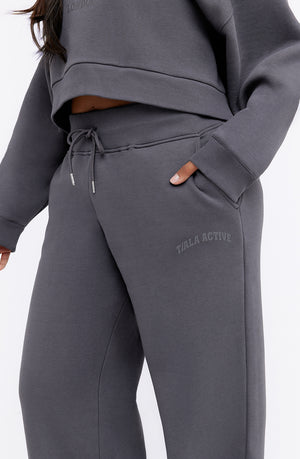 TALA ACTIVE WIDE LEG JOGGER - GRAPHITE