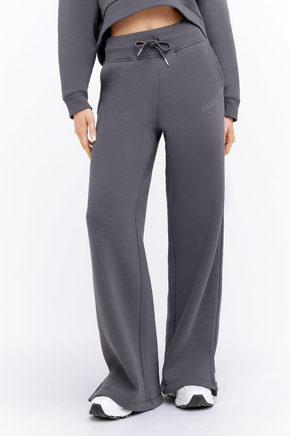 TALA ACTIVE WIDE LEG JOGGER - GRAPHITE