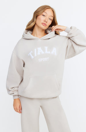 OVERSIZED CLUB HOODIE - OAT