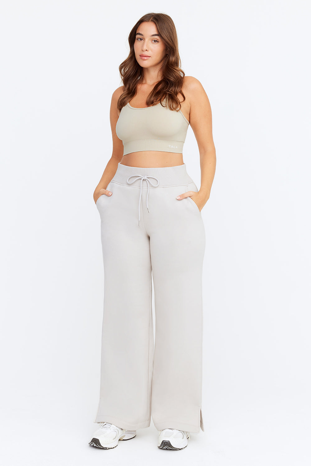 WIDE LEG CLUB JOGGER - OAT