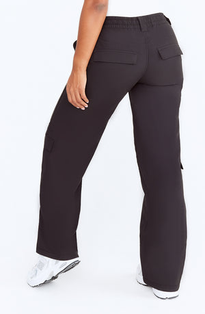 ADJUSTABLE CARGO TROUSER - BLACK