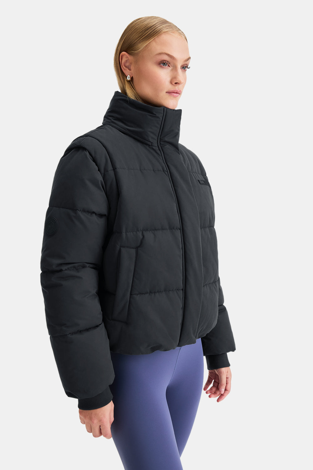 STORM MULTIWAY 3-IN-1 PUFFER JACKET - BLACK