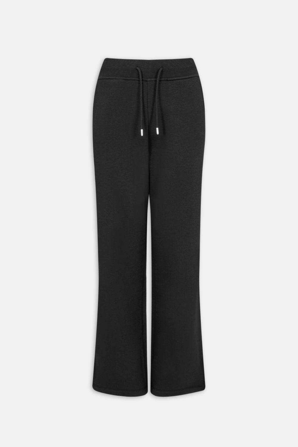 WIDE LEG CLUB LOGO JOGGER - BLACK