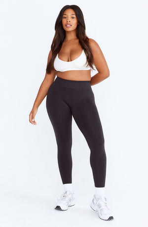 SCULPT SEAMLESS MINI SPORTS BRA - MILK MARL