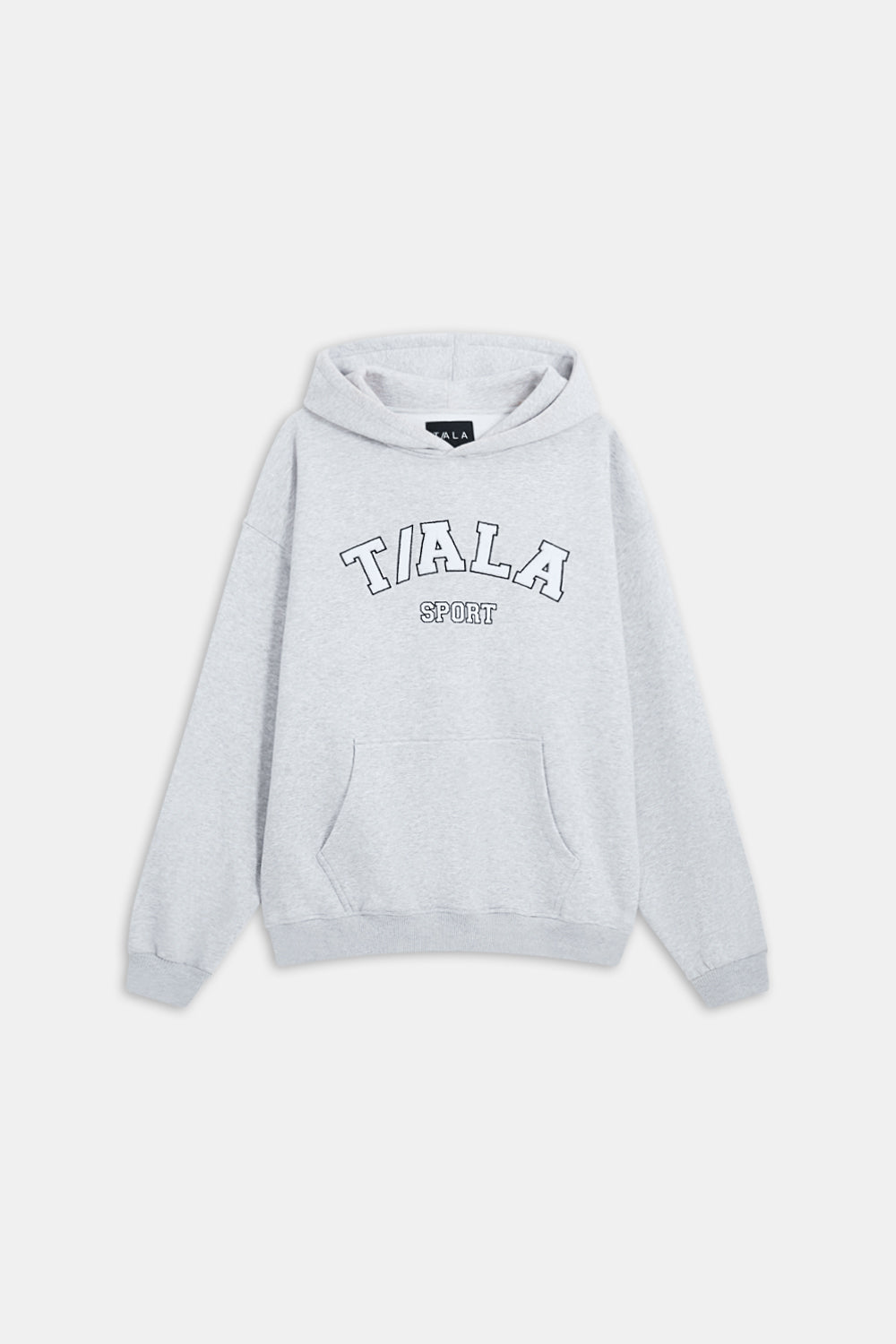 OVERSIZED CLUB HOODIE - GREY MARL