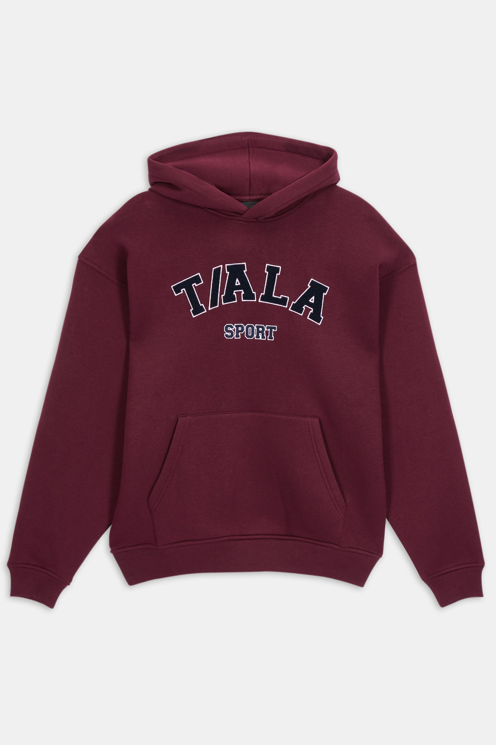 OVERSIZED CLUB HOODIE - BURGUNDY