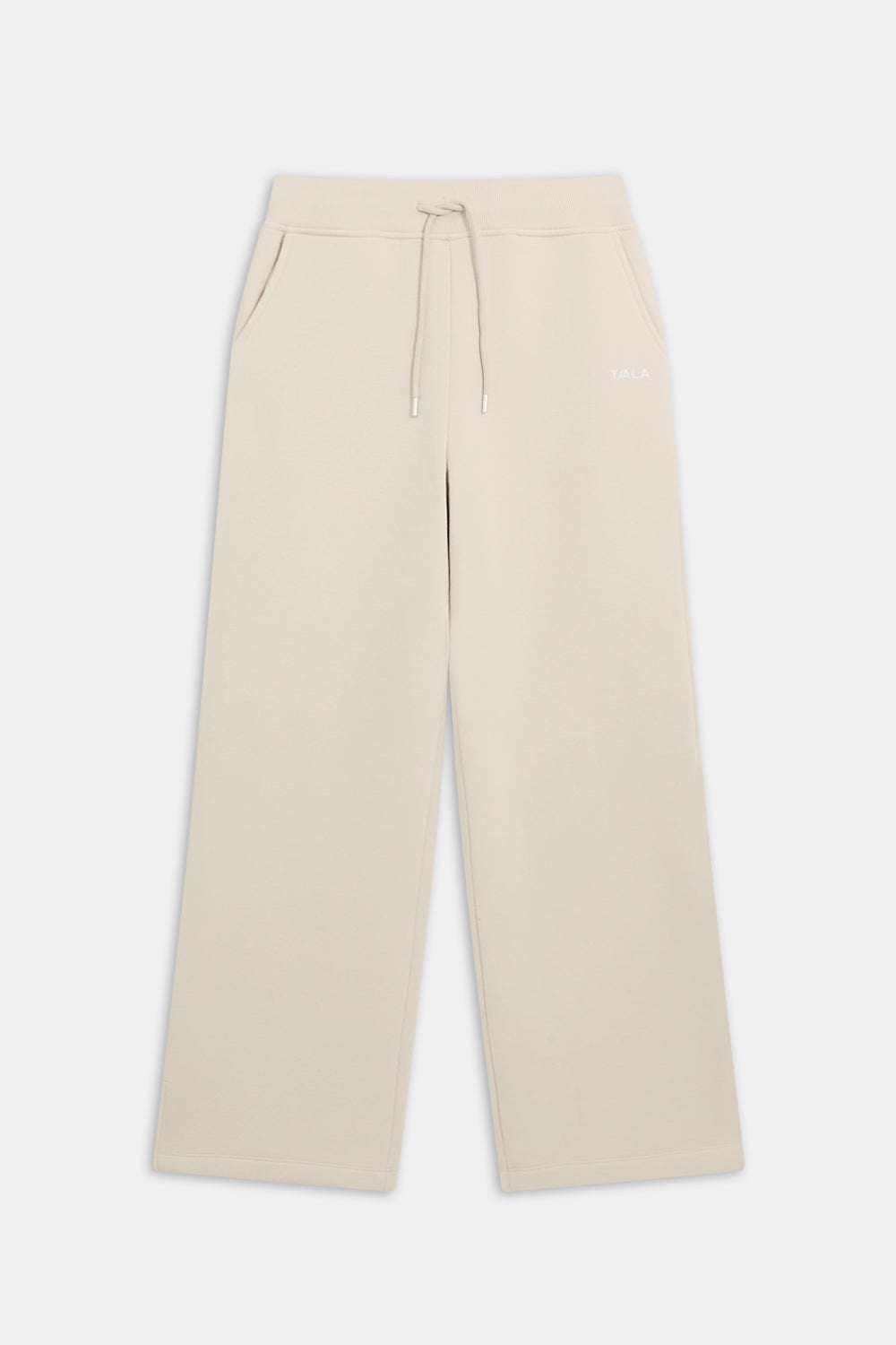 WIDE LEG CLUB LOGO JOGGER - CHAI