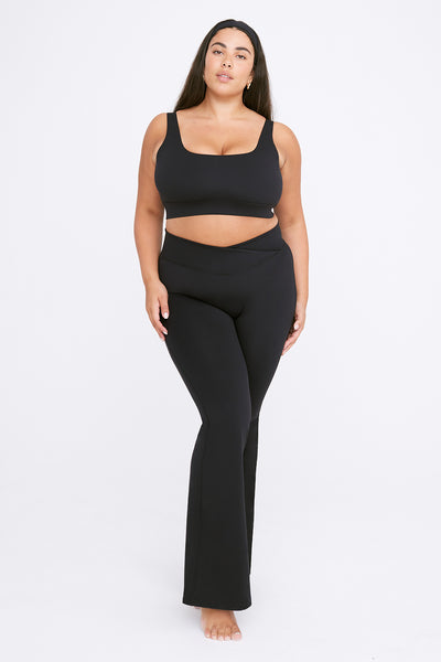 High Waisted Naked Feel Cropped Yoga Pants With NO Front Seam For