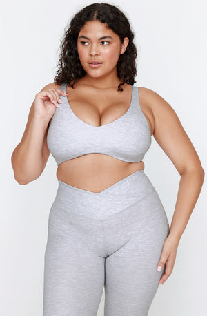 DAYFLEX PUSH-UP SPORTS BRA - GREY MARL