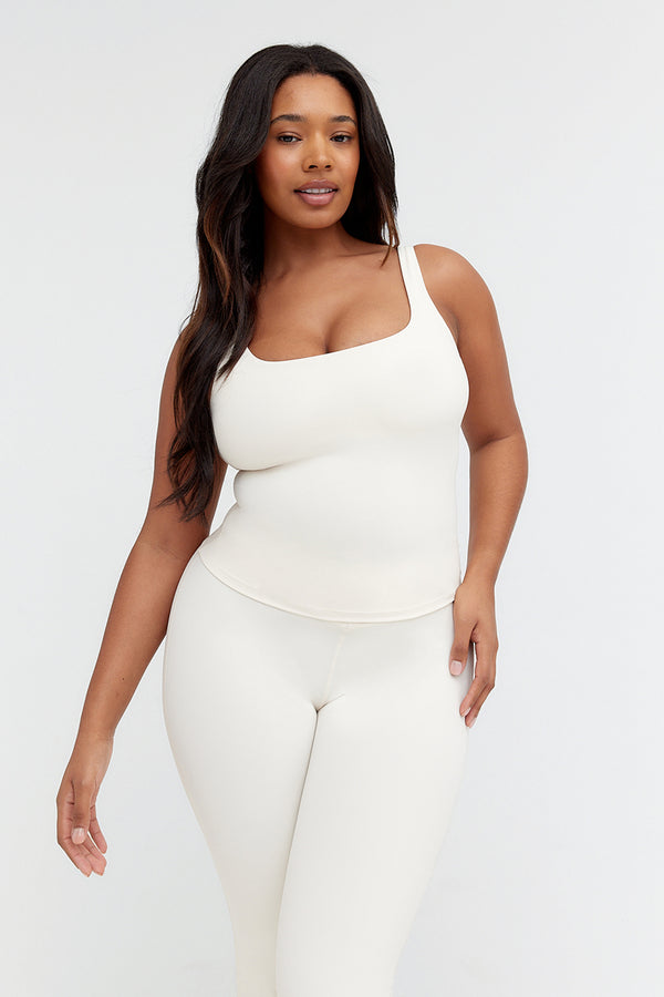 Element Women Camisole Plus Size Basic Tank Top T-Shirt with Built in Bra  Crop