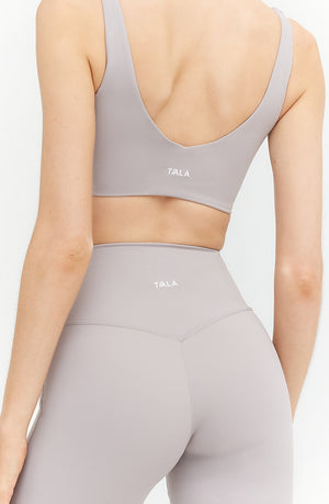 DAYFLEX HIGH WAISTED WIDE LEG YOGA PANT - TAUPE