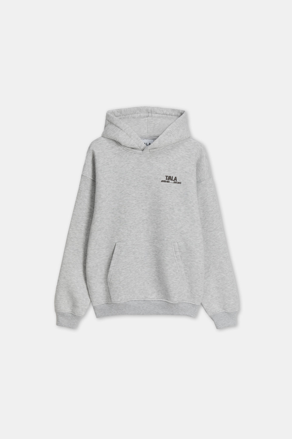 TALA WINTER SPORTS OVERSIZED HOODIE - GREY MARL