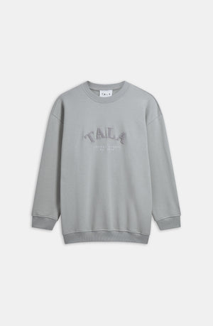 TALA STUDIO OVERSIZED LONGLINE SWEATSHIRT- SOFT SAGE