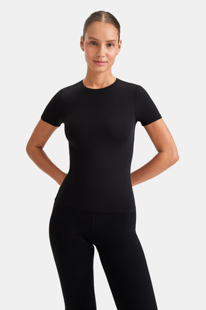 DAYFLEX ESSENTIAL FULL LENGTH T-SHIRT - SHADOW BLACK