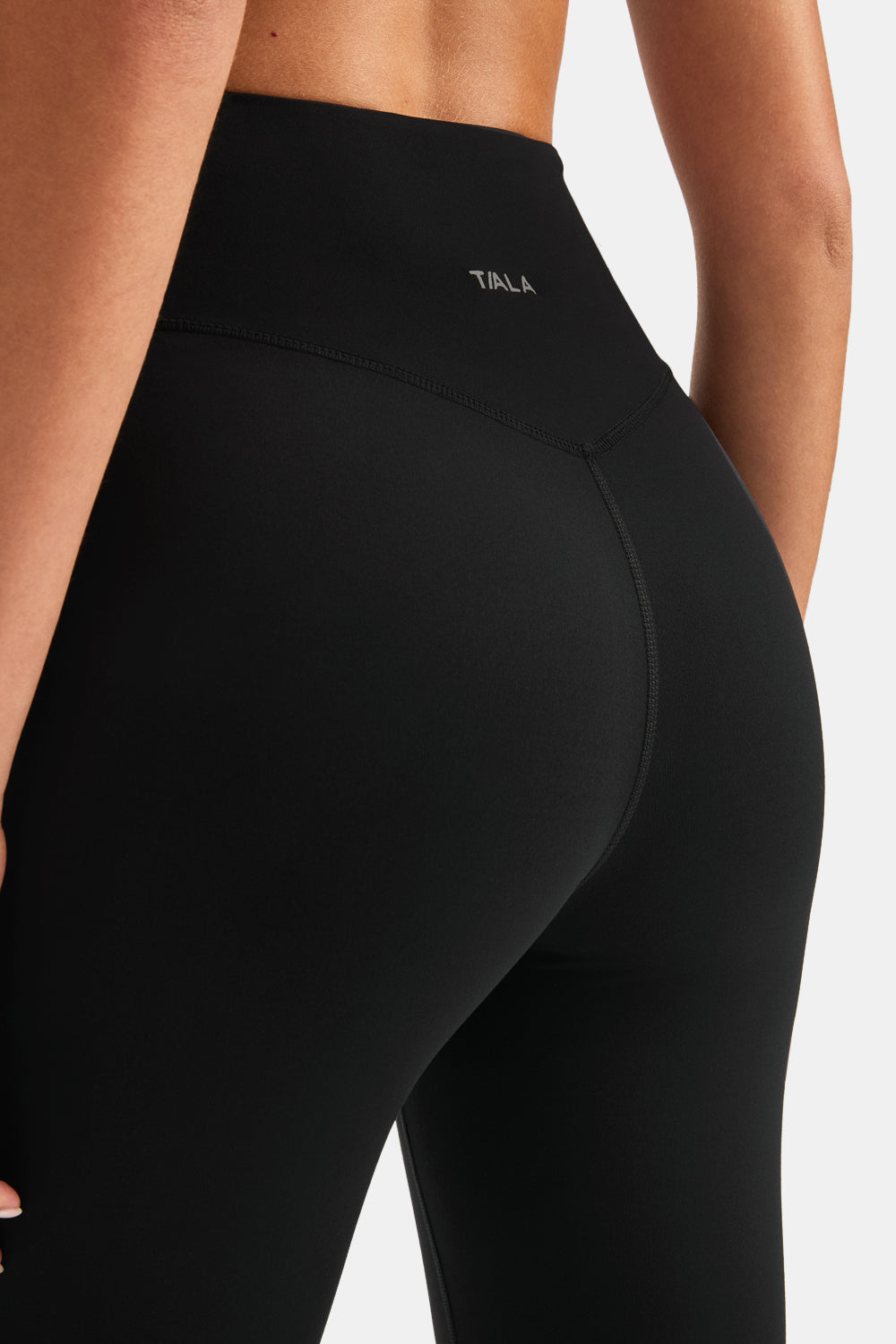 DAYFLEX WRAP HIGH WAISTED FLARED YOGA PANT - SHADOW BLACK