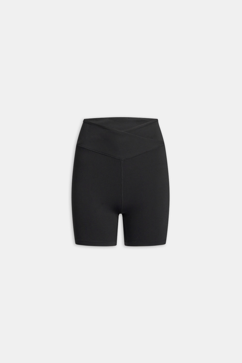 DAYFLEX WRAP HIGH WAISTED CYCLING SHORTS - SHADOW BLACK