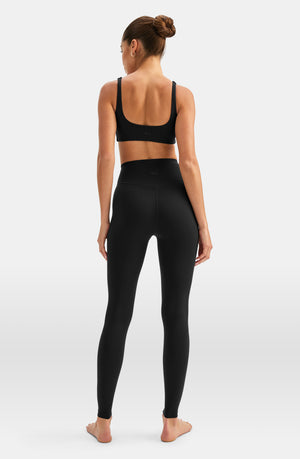 DAYFLEX WRAP HIGH WAISTED LEGGING - SHADOW BLACK