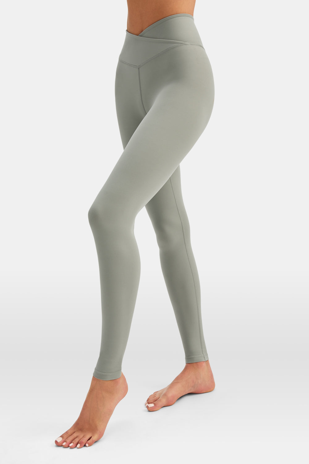 DAYFLEX WRAP HIGH WAISTED LEGGING - SOFT SAGE