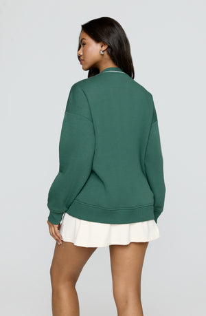 TALA Health Club Loose Hem Sweatshirt - Hunter Green