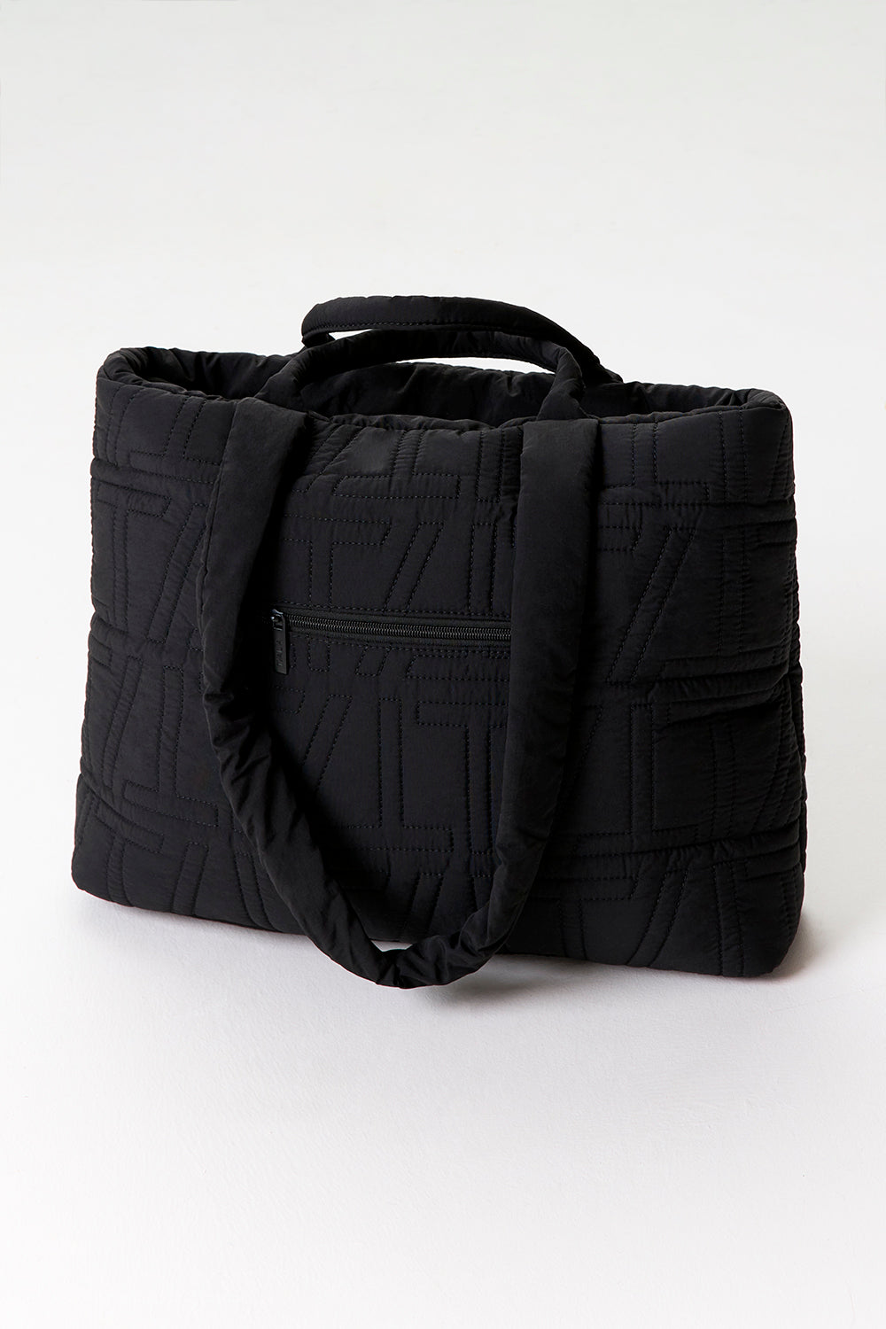 THE ESSENTIAL PADDED TOTE BAG - BLACK