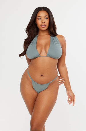 CAIRO MULTIWAY BIKINI TOP - CACTUS GREEN