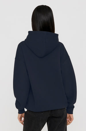 OVERSIZED CLUB HOODIE - NAVY