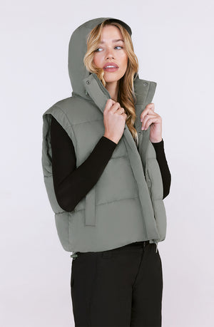 STORM MULTIWAY 3-IN-1 PUFFER JACKET - VINTAGE KHAKI