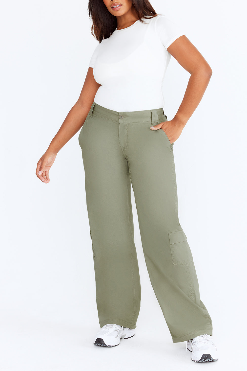 ADJUSTABLE CARGO TROUSER - VINTAGE KHAKI