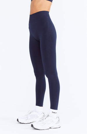 SCULPT SEAMLESS NO-SCRUNCH LEGGING - NAVY MARL