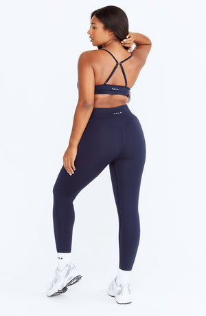 SCULPT SEAMLESS NO-SCRUNCH LEGGING - NAVY MARL