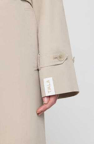 Multiway Belted Trench Coat - Truffle