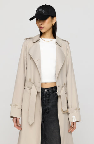 Multiway Belted Trench Coat - Truffle