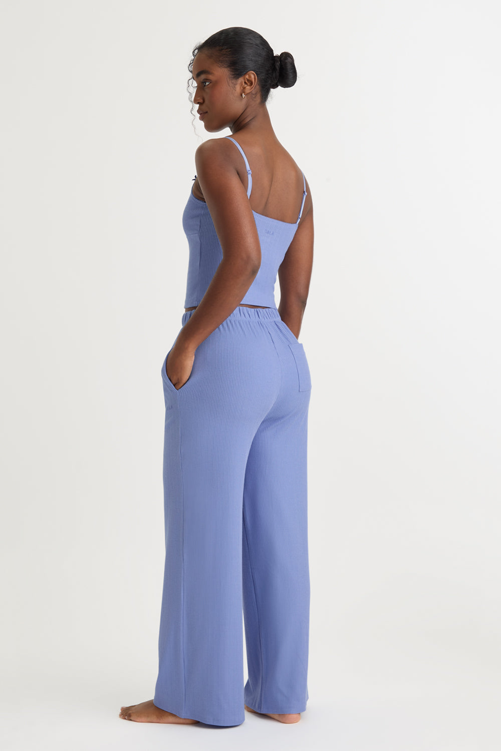 SOFT LOUNGE PYJAMA CAMI TOP - CORNFLOWER BLUE