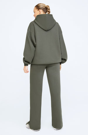 TALA ACTIVE OVERSIZED HOODIE- DARK OLIVE