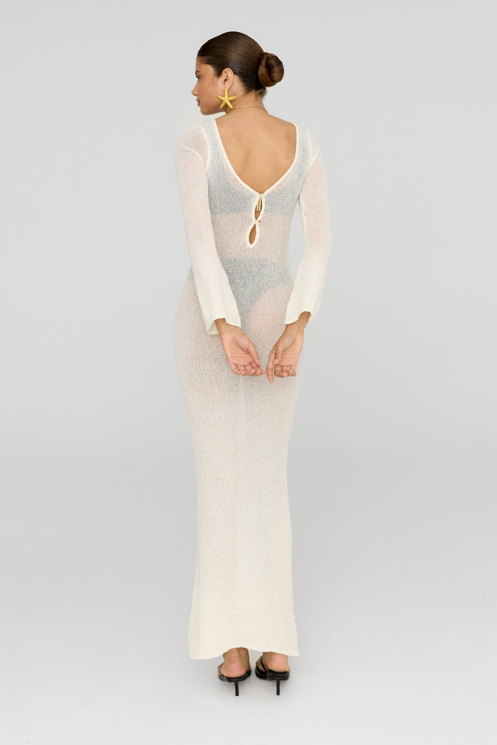 LA SIRENA MULTIWAY RESORT KNIT MAXI DRESS - COCONUT MILK