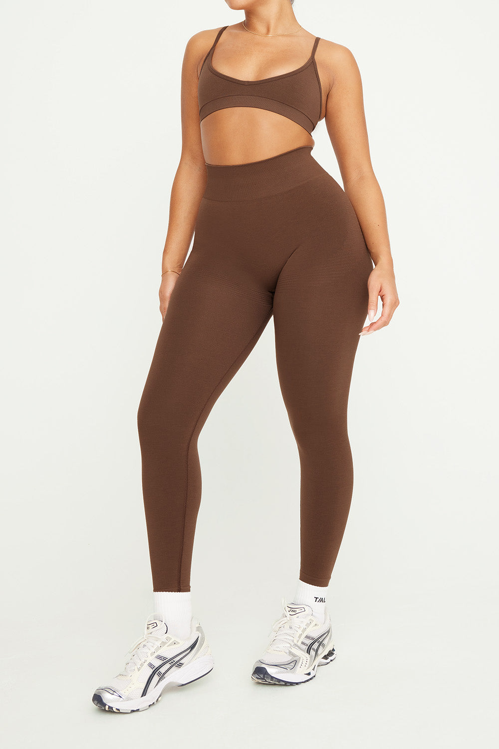 SCULPT SEAMLESS SCRUNCH LEGGING - COFFEE MARL