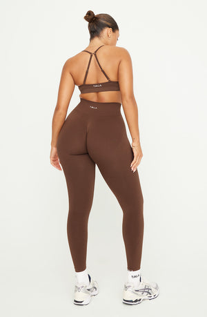 SCULPT SEAMLESS SCRUNCH LEGGING - COFFEE MARL