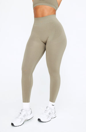 SCULPT SEAMLESS SCRUNCH LEGGING - OLIVE MARL